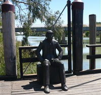 Captain John Egge Statue - Hotel VIC