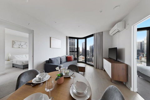 A Chic 2BR Apt Near Melbourne CBD W FREE Parking - Hotel VIC 4